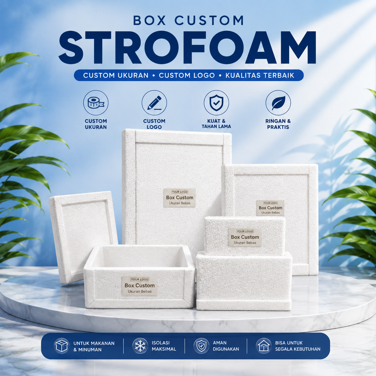 Box Custom Styrofoam