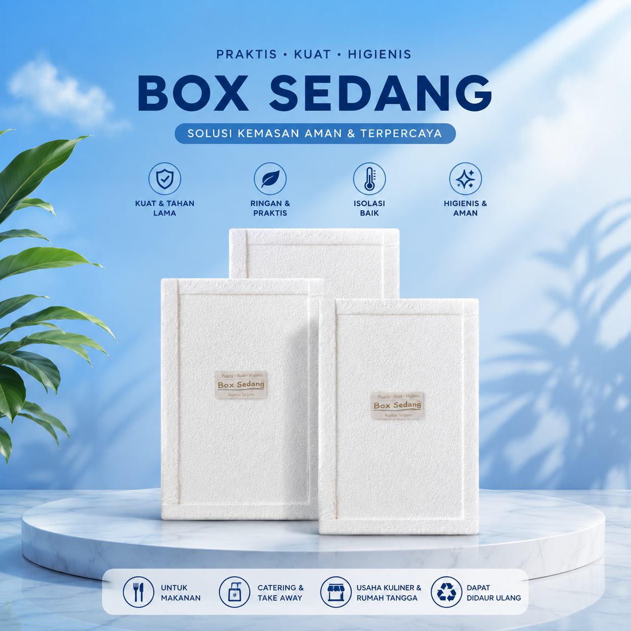 Box Styrofoam Sedang