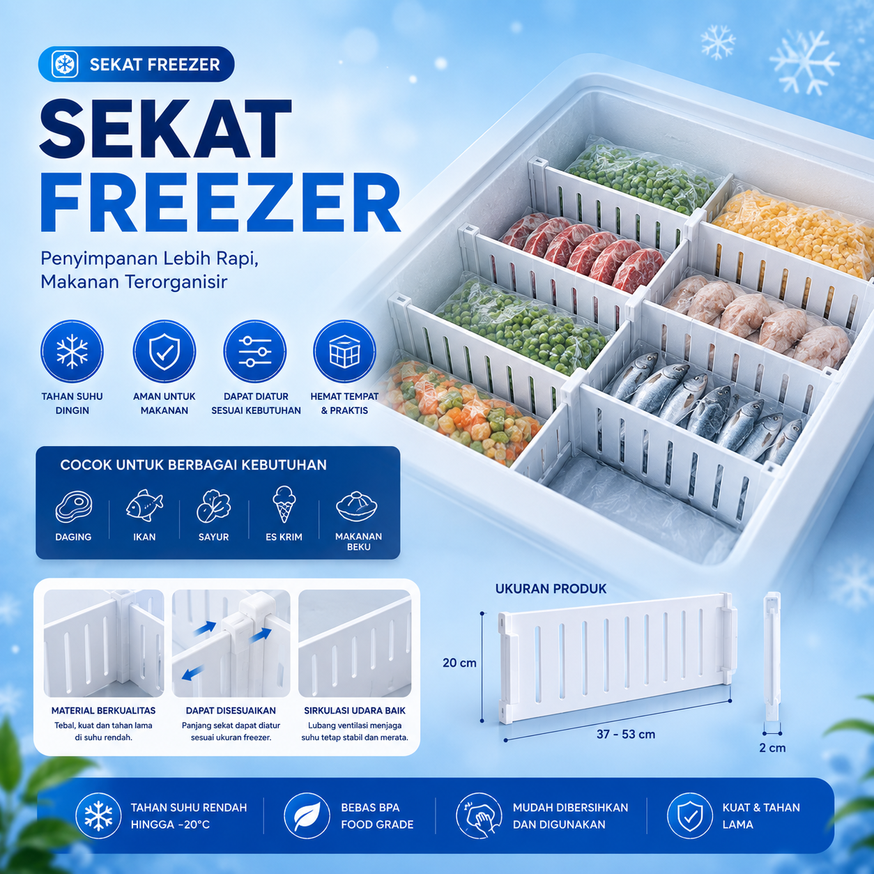 Sekat Freezer